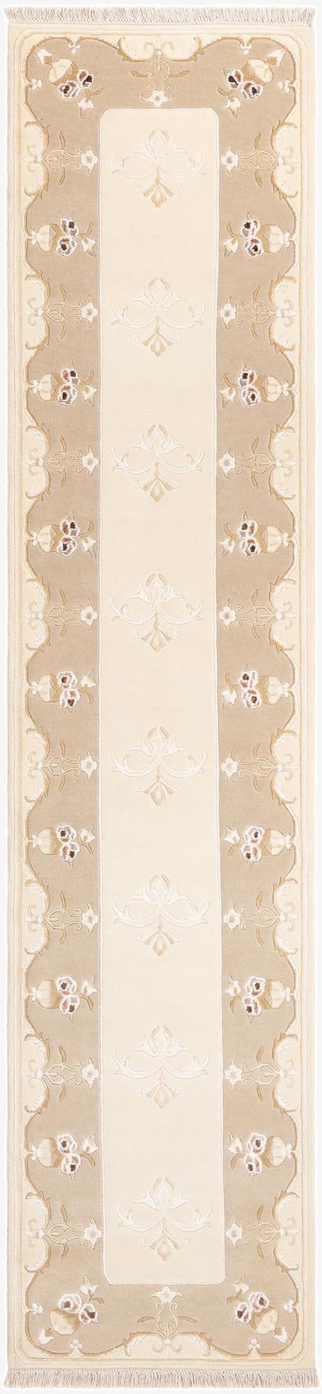 2' 10 x 12' 10  Hand Knotted Darya Wool Runner Rug