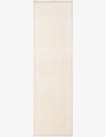 2' 11 x 9' 9 Hand Knotted Darya Wool Runner Rug