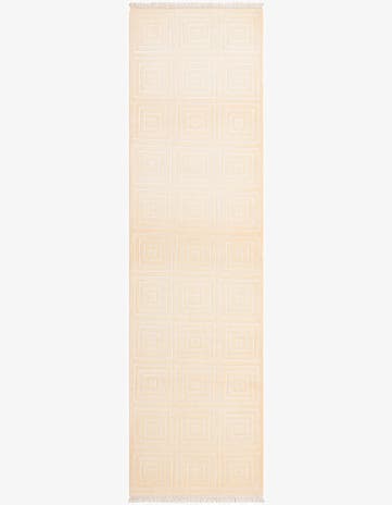 2' 9 x 10' Hand Knotted Darya Wool Runner Rug