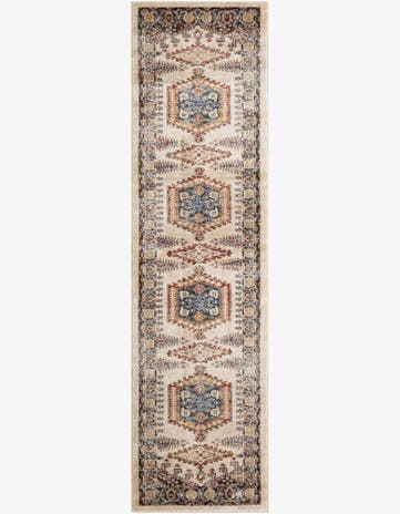 Cream Eden Runner Rug