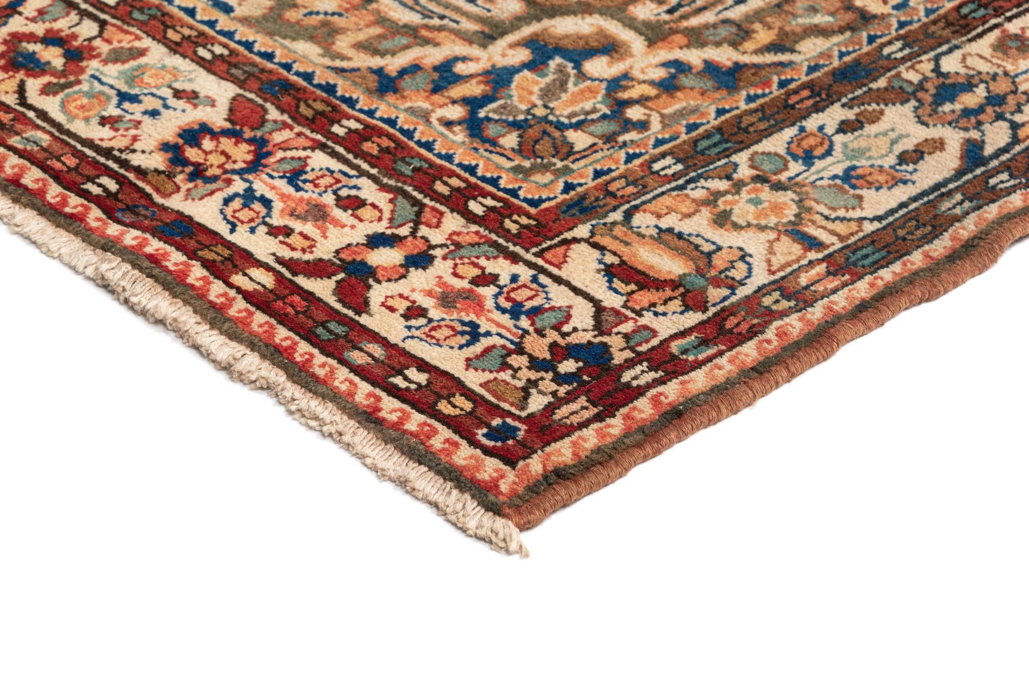 5' 1 x 9' 8 Hamedan Wool Runner Rug