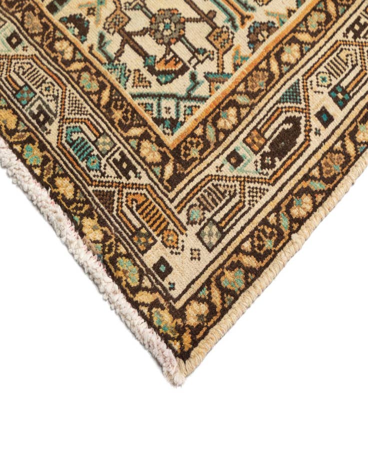 Detail image of 4' x 10' 2 Hamedan Wool Runner Rug