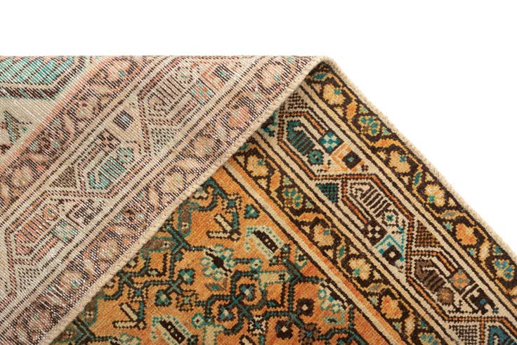 Detail image of 4' x 10' 2 Hamedan Wool Runner Rug