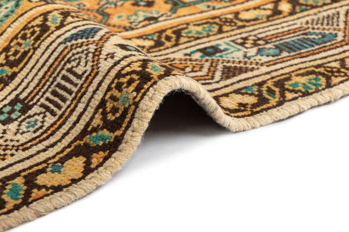 4' x 10' 2 Hamedan Wool Runner Rug