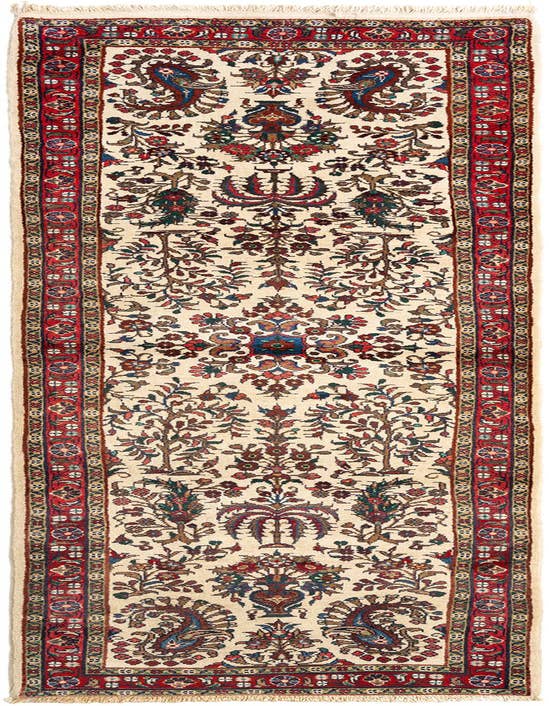 Detail image of 2' 10 x 10' 6 Hamedan Wool Runner Rug