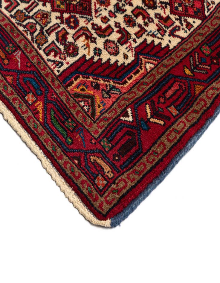 Detail image of 2' 7 x 11' 7 Hamedan Wool Runner Rug