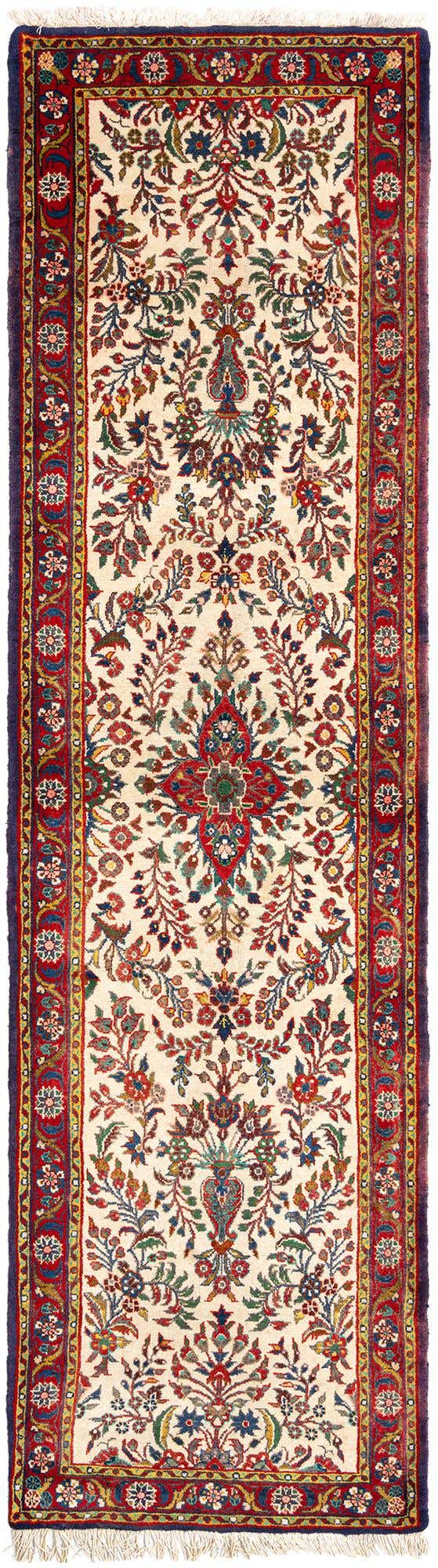 2' 9 x 10' 3 Hamedan Wool Runner Rug