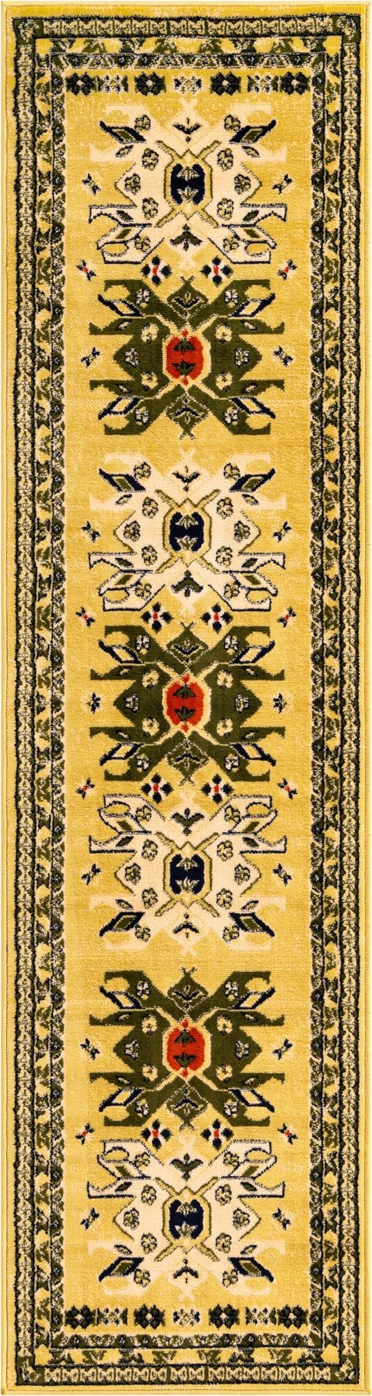 2' x 8' 2 Heriz Design Runner Rug