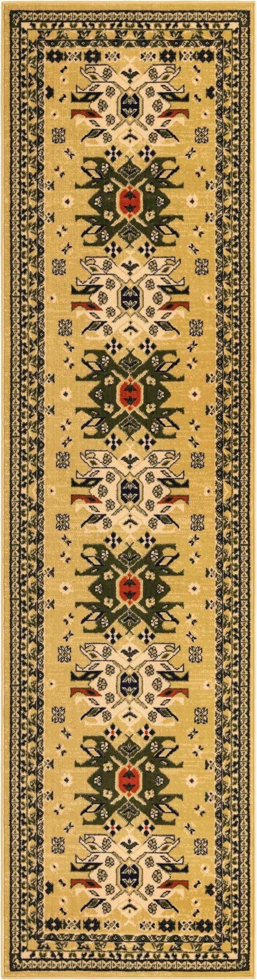 2' 7 x 10' Heriz Design Runner Rug