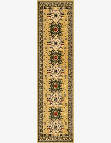 2' 7 x 10' Heriz Design Runner Rug