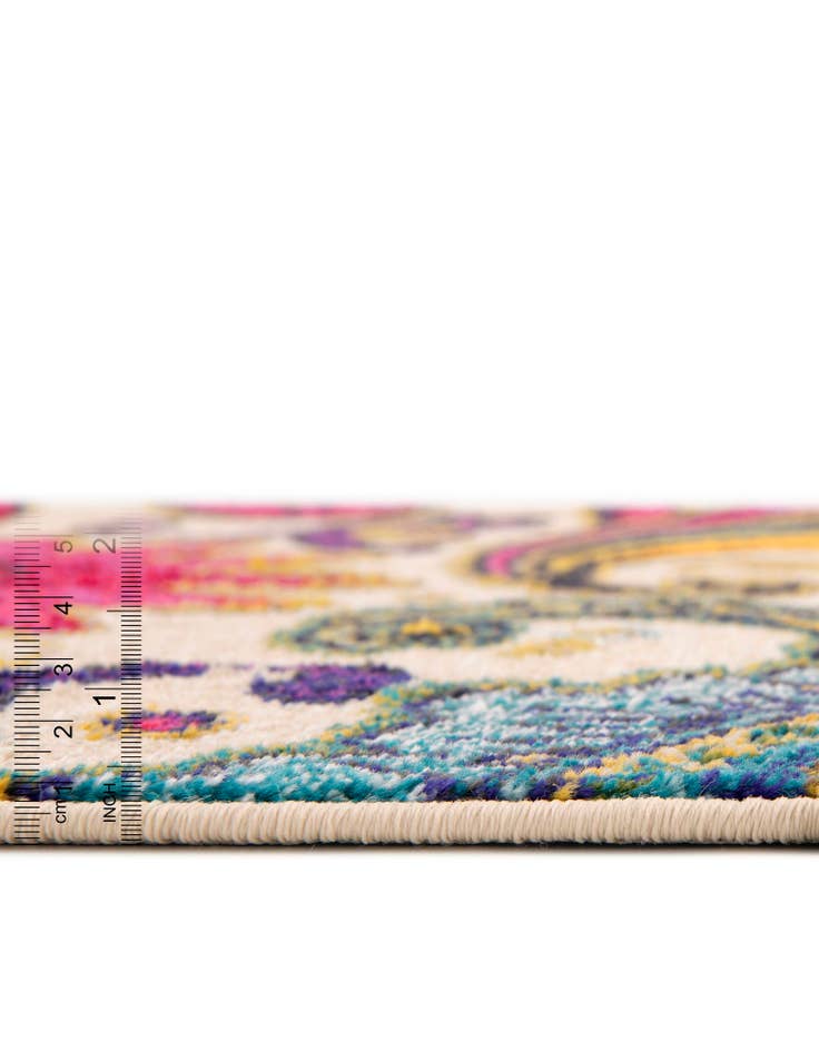 Detail image of 2' 7 x 10' Washable Hyacinth Runner Rug