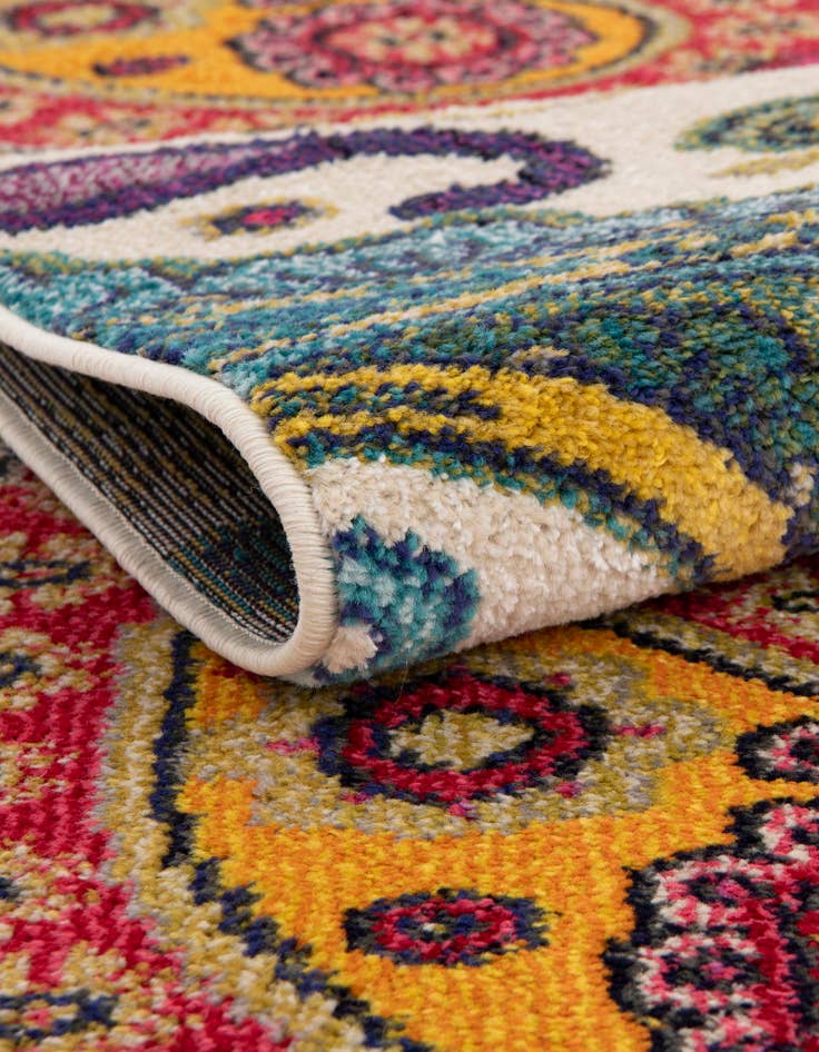 Detail image of 2' 7 x 10' Washable Hyacinth Runner Rug