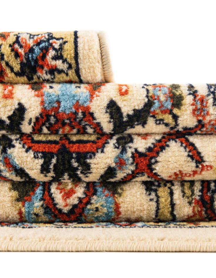 Detail image of 2' x 8' 2 Isfahan Design Runner Rug