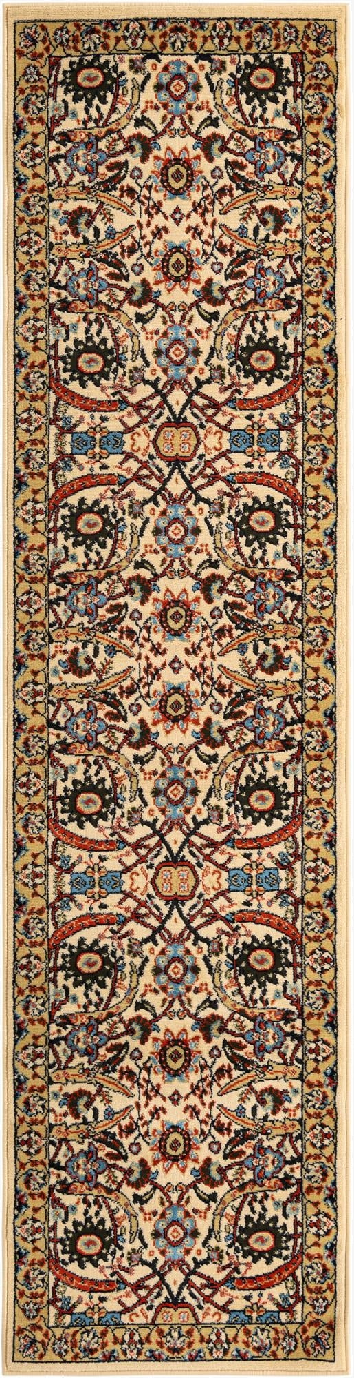 2' 7 x 10' Isfahan Design Runner Rug