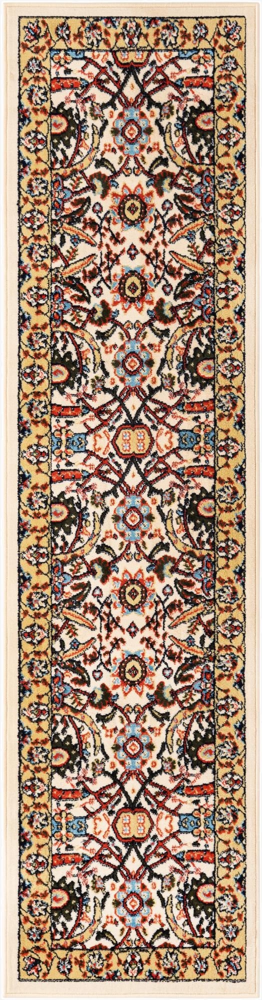 2' x 8' 2 Isfahan Design Runner Rug
