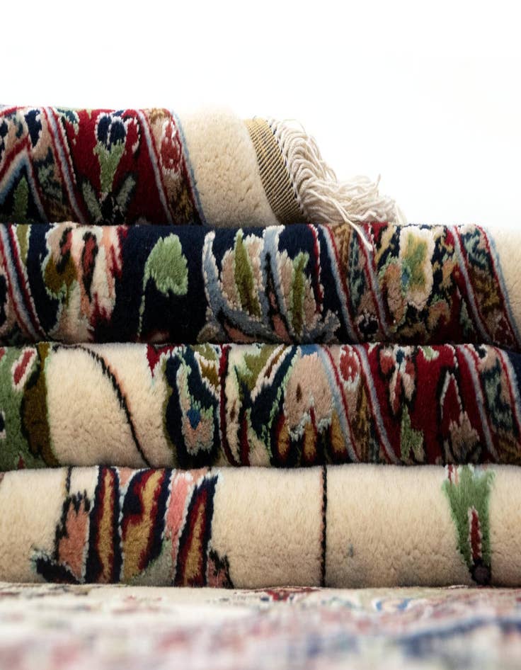 Detail image of 6' 10 x 20' 1 Hand Knotted Isfahan Persian Runner Rug