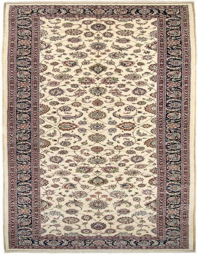 Detail image of 6' 10 x 20' 1 Hand Knotted Isfahan Persian Runner Rug
