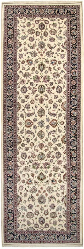Detail image of 6' 10 x 20' 1 Hand Knotted Isfahan Persian Runner Rug
