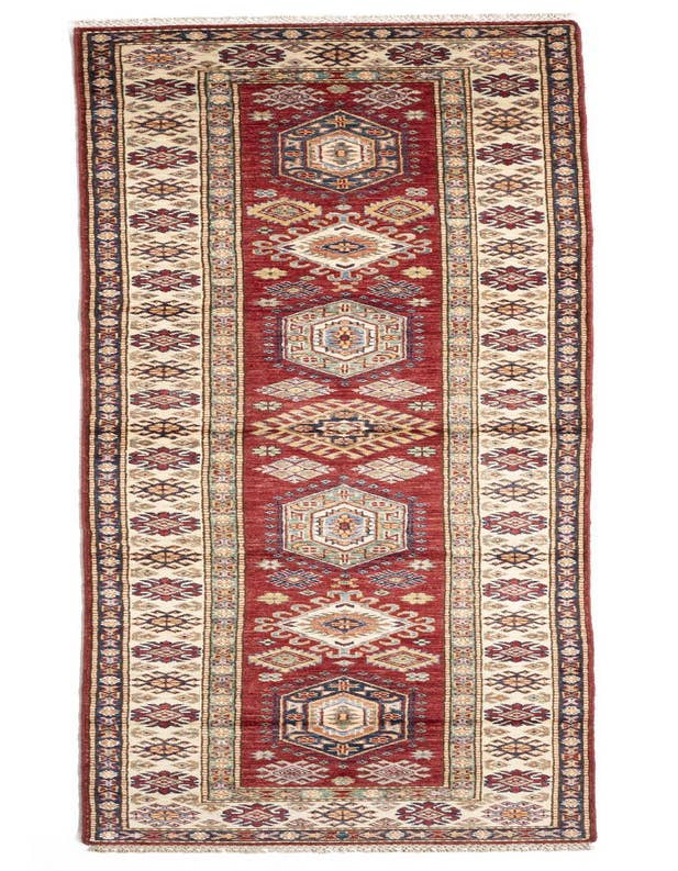 Detail image of 2' 7 x 10' 10 Kazak Wool Runner Rug