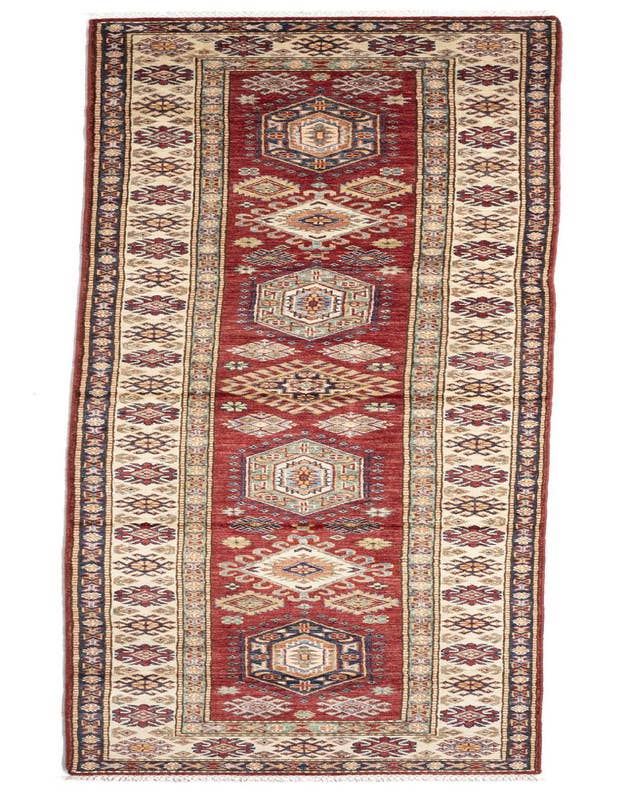 Detail image of 2' 8 x 10' 9 Kazak Wool Runner Rug