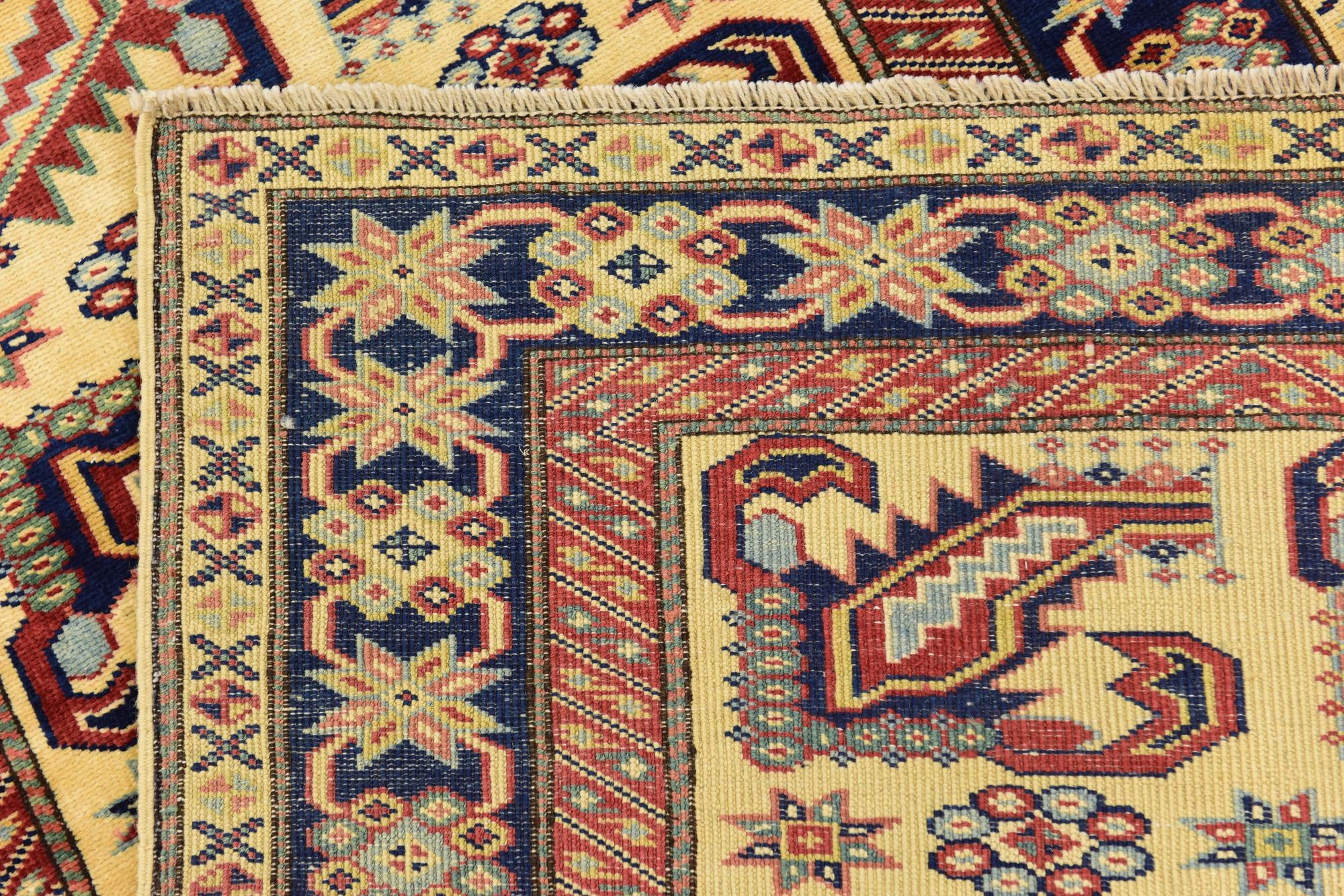 2' 9 x 9' 8 Hand Knotted Kazak Oriental Runner Rug