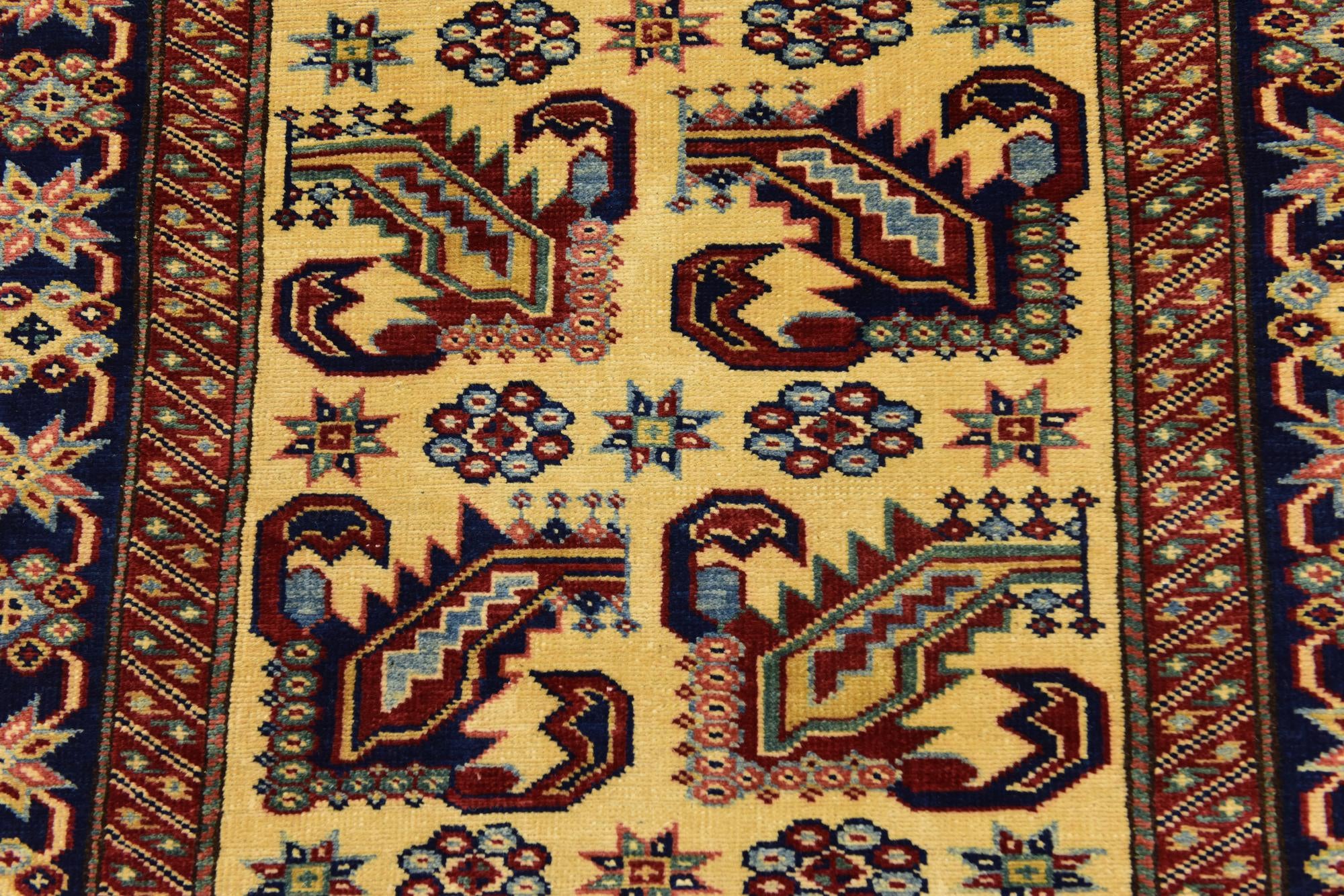 2' 9 x 9' 8 Hand Knotted Kazak Oriental Runner Rug