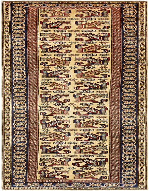 Detail image of 2' 9 x 9' 8 Hand Knotted Kazak Oriental Runner Rug