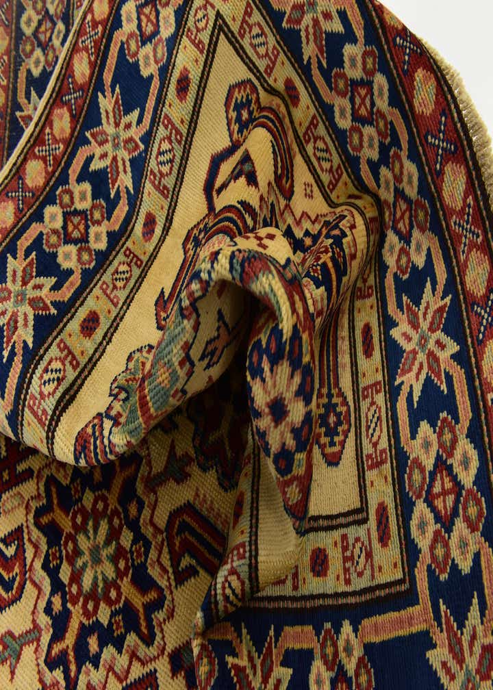 2' 9 x 9' 3 Hand Knotted Kazak Runner Rug