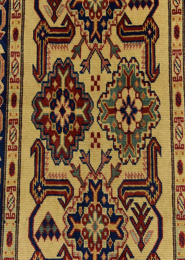 2' 9 x 9' 3 Hand Knotted Kazak Runner Rug