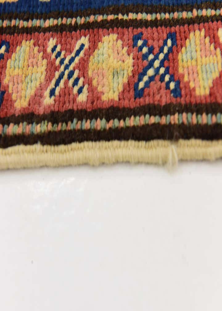 2' 9 x 9' 3 Hand Knotted Kazak Runner Rug