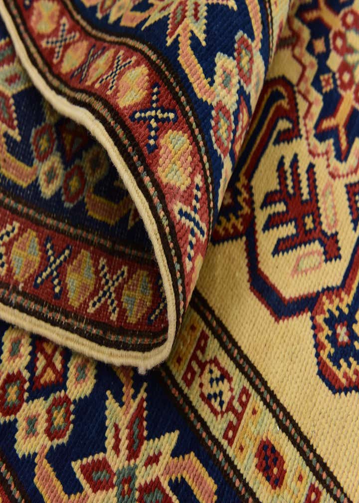 2' 9 x 9' 3 Hand Knotted Kazak Runner Rug