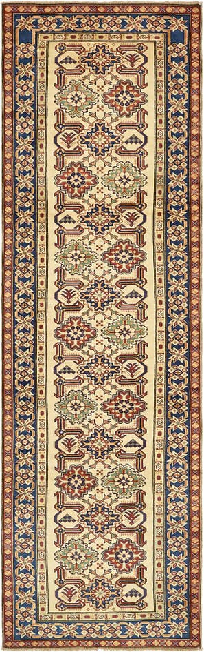 Detail image of 2' 9 x 9' 3 Hand Knotted Kazak Runner Rug
