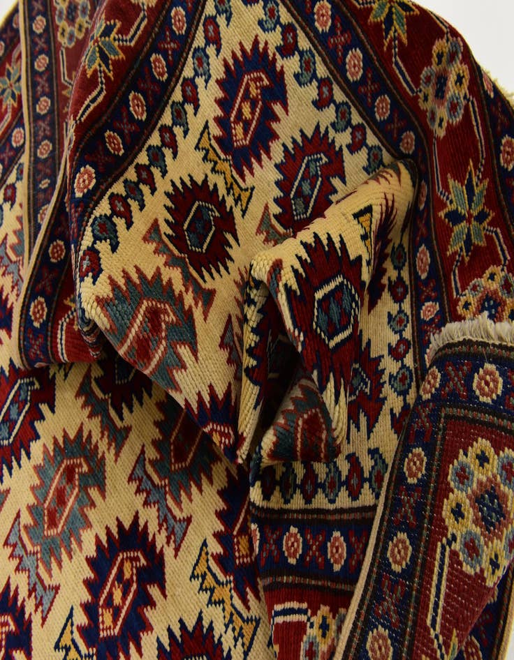 Detail image of 2' 10 x 10' 3  Hand Knotted Kazak Runner Rug