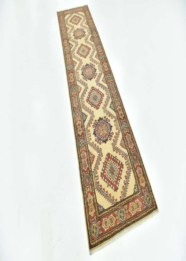 2' 9 x 9' 9 Hand Knotted Kazak Runner Rug