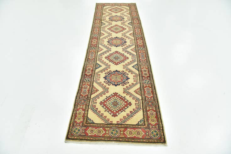 Detail image of 2' 9 x 9' 9 Hand Knotted Kazak Runner Rug