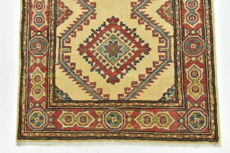 Detail image of 2' 9 x 9' 9 Hand Knotted Kazak Runner Rug