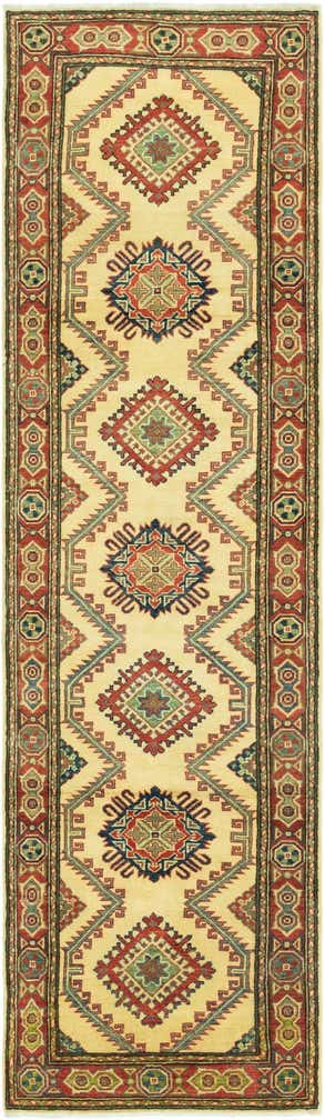 2' 9 x 9' 9 Hand Knotted Kazak Runner Rug