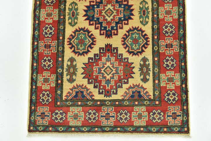 2' 10 x 9' 10 Hand Knotted Kazak Runner Rug