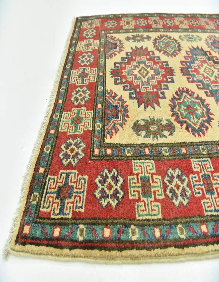 Detail image of 2' 10 x 9' 10  Hand Knotted Kazak Runner Rug