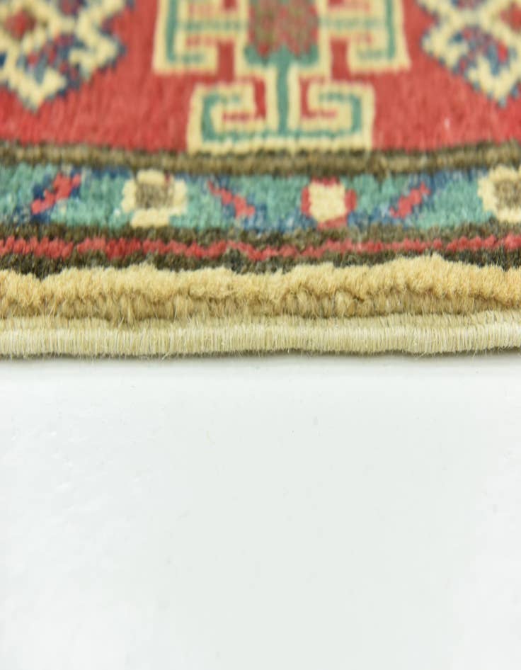 Detail image of 2' 10 x 9' 10 Hand Knotted Kazak Runner Rug