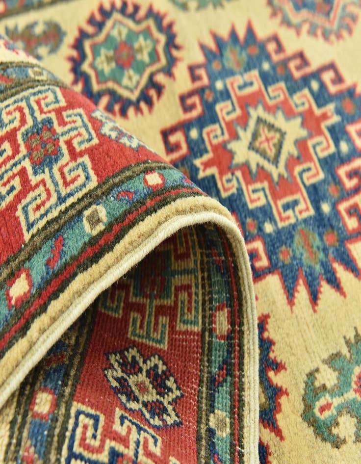 Detail image of 2' 10 x 9' 10  Hand Knotted Kazak Runner Rug