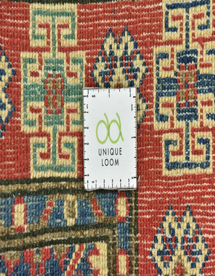 Detail image of 2' 10 x 9' 10  Hand Knotted Kazak Runner Rug