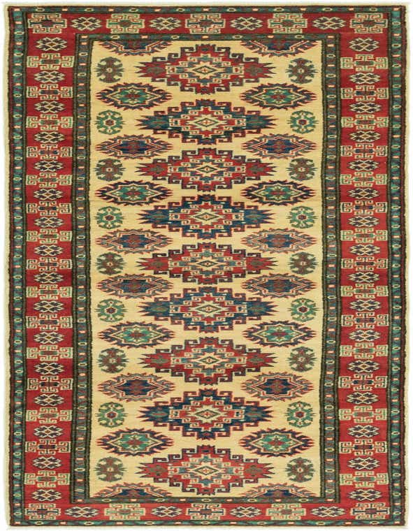 2' 10 x 9' 10 Hand Knotted Kazak Runner Rug