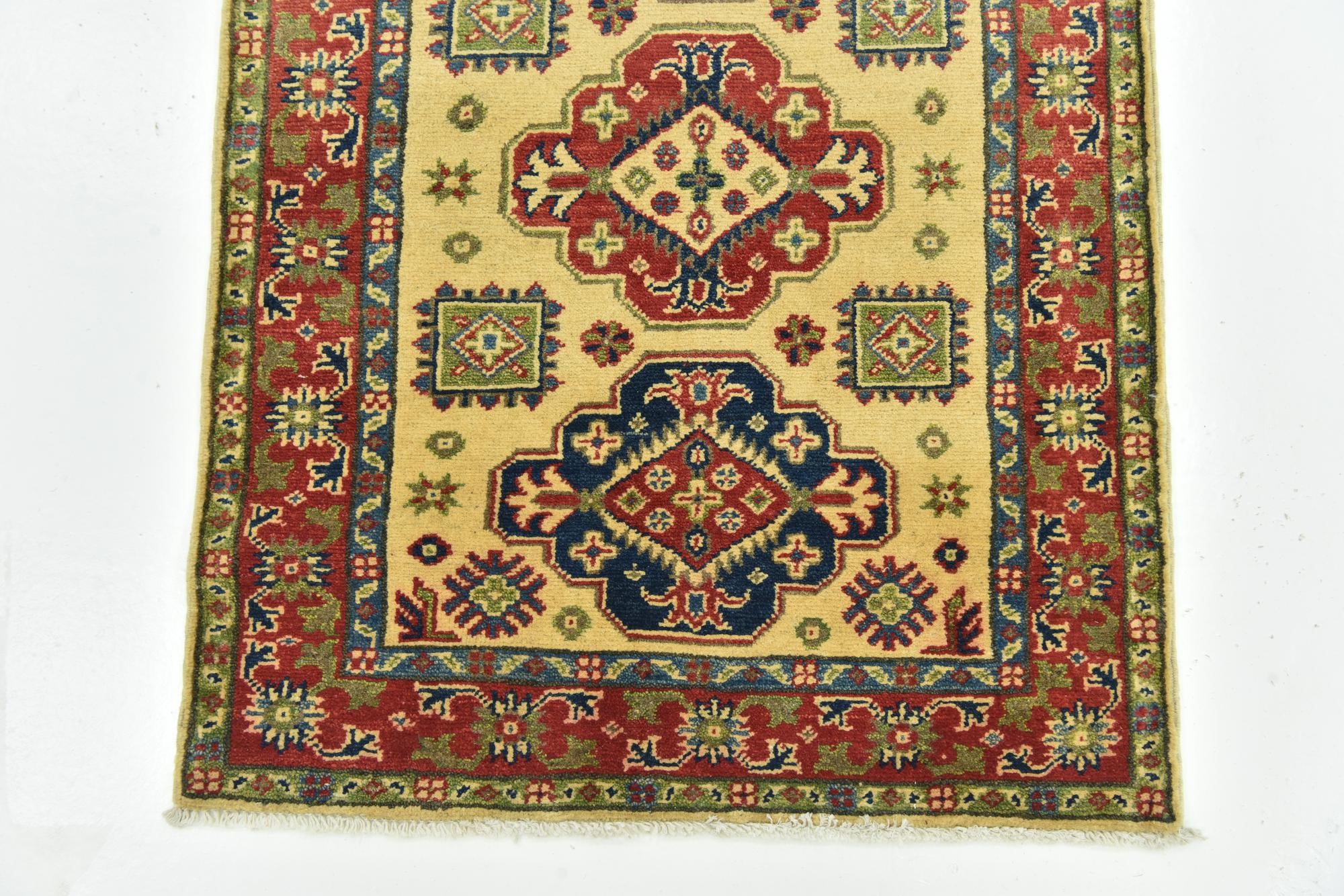 2' 9 x 9' 10 Hand Knotted Kazak Runner Rug