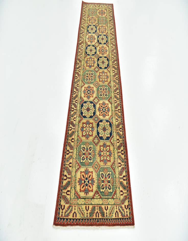 Detail image of 2' 8 x 9' 7  Hand Knotted Kazak Runner Rug