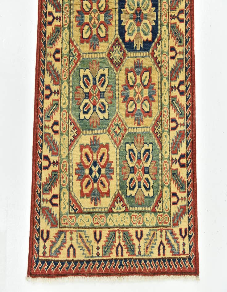 Detail image of 2' 8 x 9' 7  Hand Knotted Kazak Runner Rug