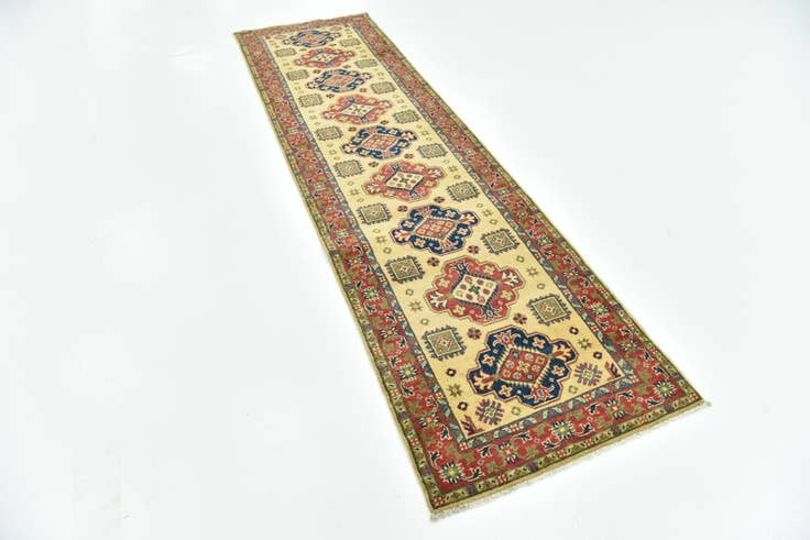 Detail image of 2' 9 x 9' 10 Hand Knotted Kazak Runner Rug