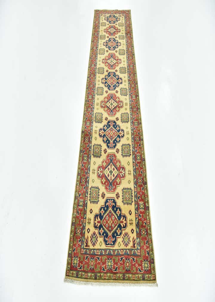 2' 9 x 9' 10 Hand Knotted Kazak Runner Rug