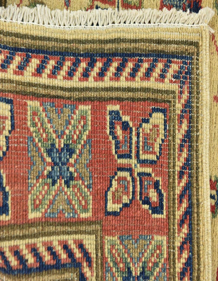 Detail image of 2' 9 x 10'  Hand Knotted Kazak Runner Rug