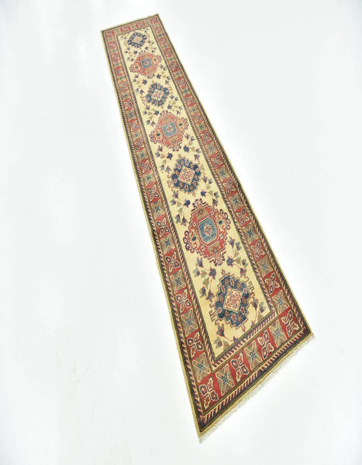 Detail image of 2' 9 x 10'  Hand Knotted Kazak Runner Rug